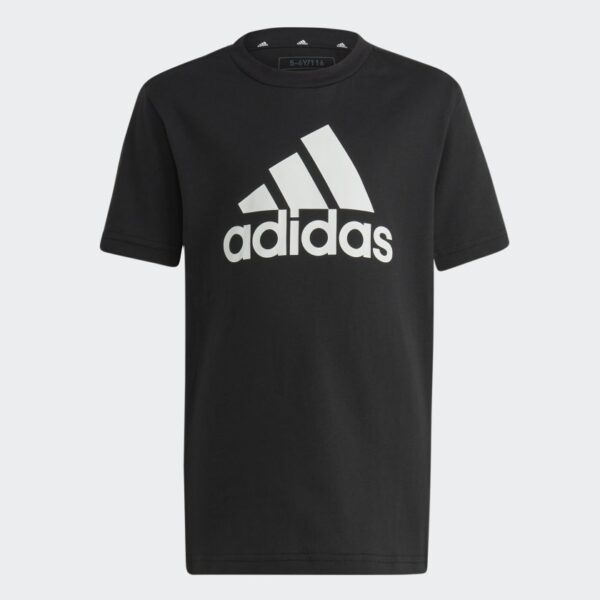 T-shirts negra Adidas con logo frontal