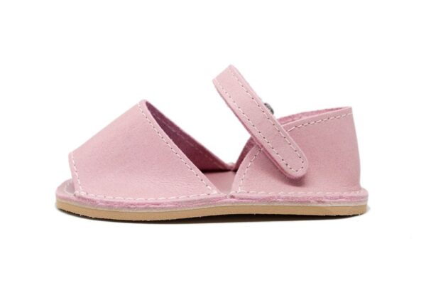 Sandalias rosa con cierre de velcro PONS - Image 2