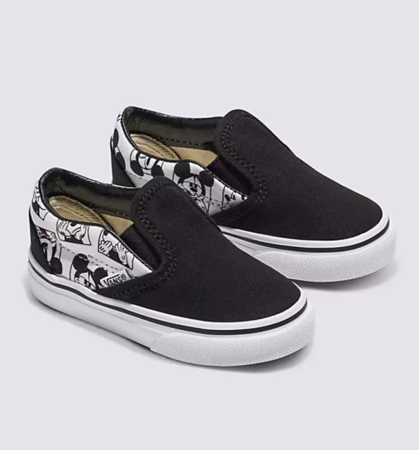 Alpargatas Negras Mickey Mouse Vans