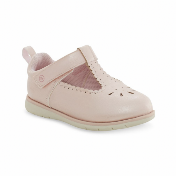 Zapatos Rosados con Tira Ajustable Stride Rite