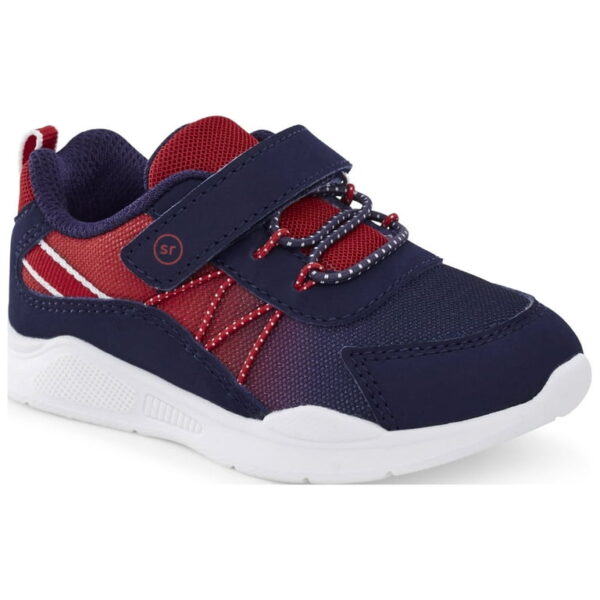 Tenis Deportivos Azul y Rojo con Cierre de Velcro Stride Rite