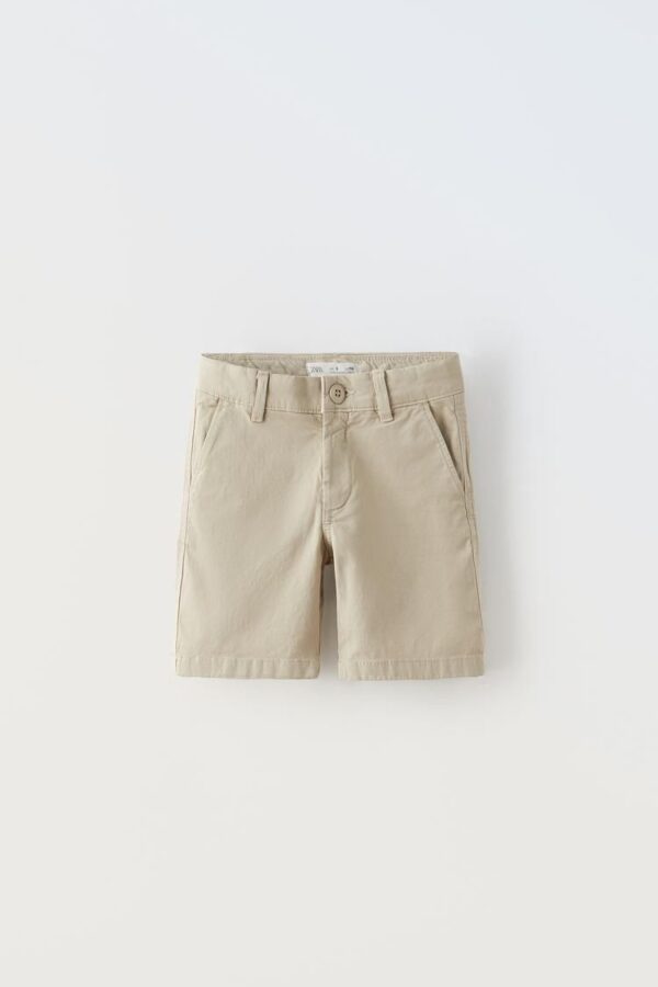 Bermuda Infantil Beige Clásica zara