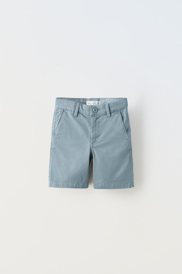 Shorts Infantiles Azul Claro zara